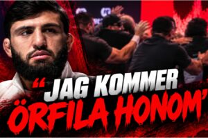 Arman Tsarukyan under intervju med Ariel Helwani