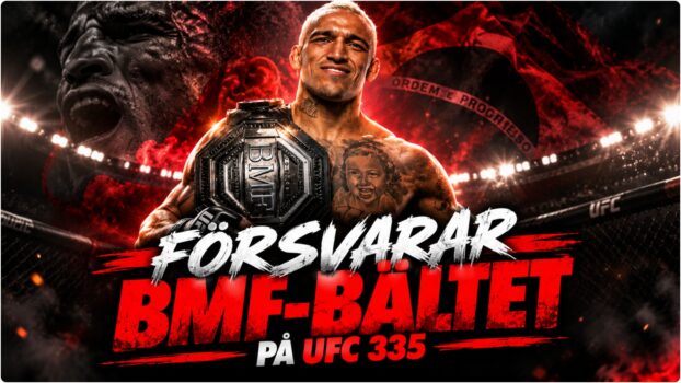 Charles Oliveira och Diego Lopes vid UFC-event