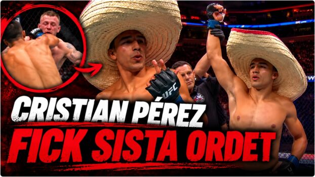 Cristian Perez och Kyle Nelson under UFC Edmonton