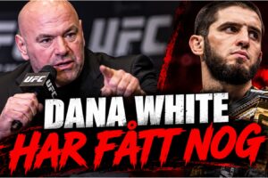 Dana White under UFC-presskonferens