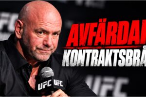 Dana White under presskonferens efter UFC Edmonton