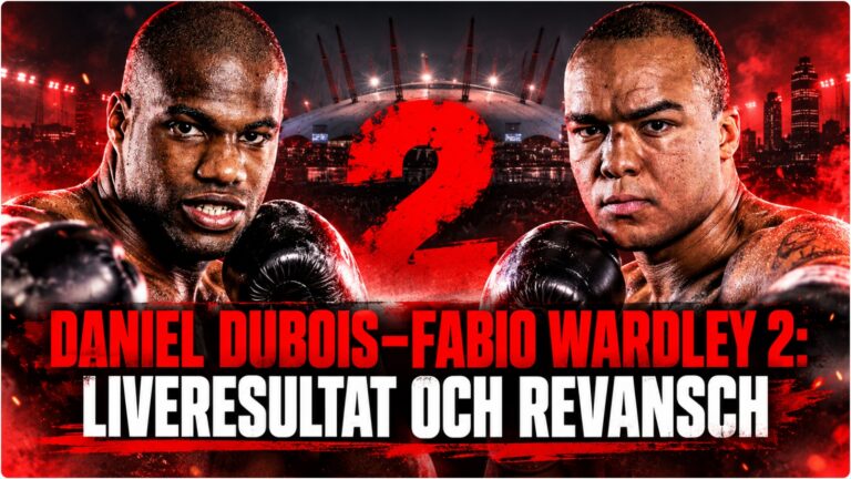 Daniel Dubois och Fabio Wardley infor returmatchen