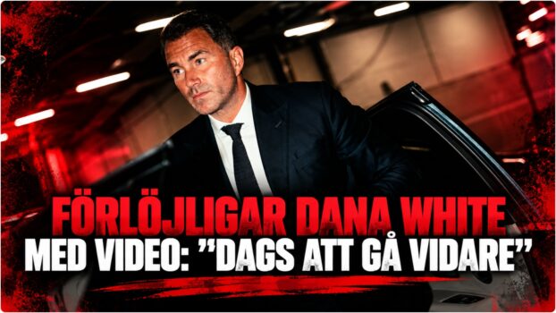 Eddie Hearn och Dana White med Tyson Fury och Anthony Joshua