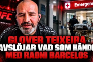 Glover Teixeira i Barcelos horn under UFC-match