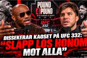 Kamaru Usman och Henry Cejudo diskuterar UFC 332