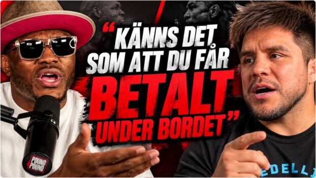 Kamaru Usman och Henry Cejudo under Pound 4 Pound