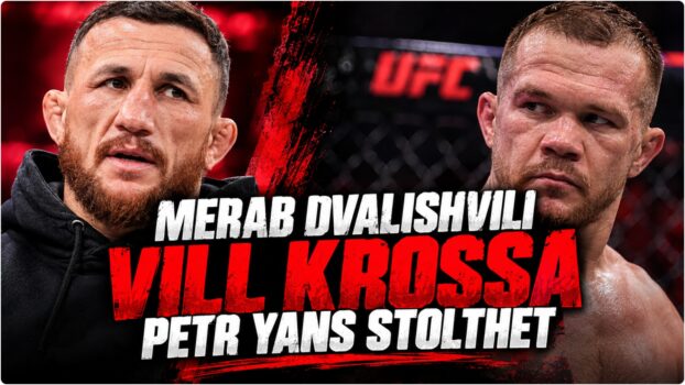 Merab Dvalishvili och Petr Yan ansikte mot ansikte