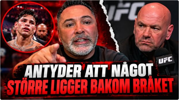 Oscar De La Hoya under intervju om Dana White och TKO