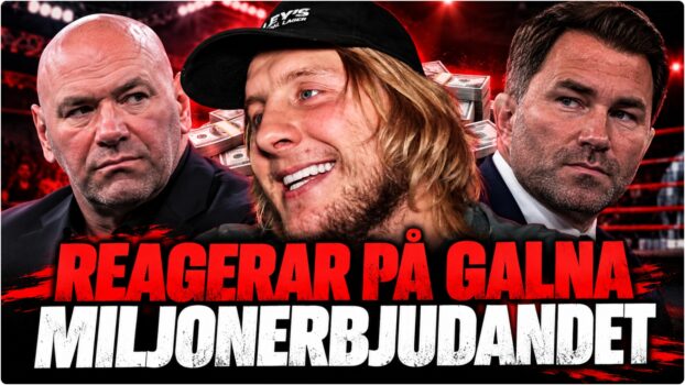 Paddy Pimblett under en intervju vid boxningsgala