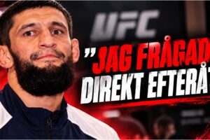 Portratt av MMA-fightern Khamzat Chimaev