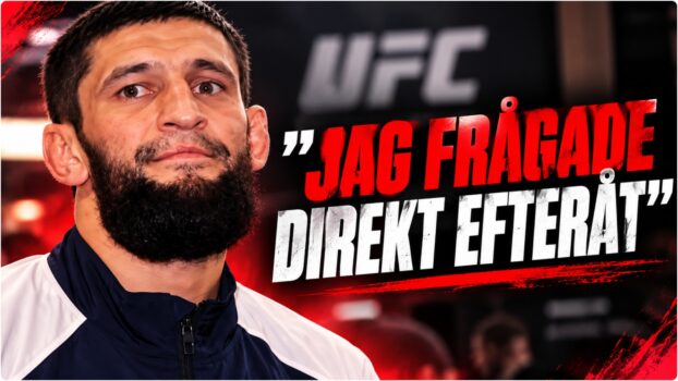 Portratt av MMA-fightern Khamzat Chimaev