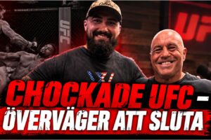 Sean Sharaf efter UFC-match mot Gable Stevenson