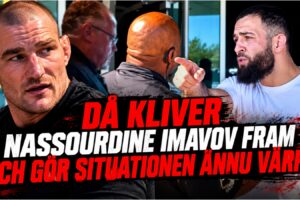 Sean Strickland och Nassourdine Imavov vid UFC PI