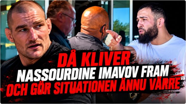Sean Strickland och Nassourdine Imavov vid UFC PI