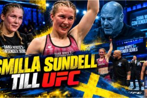 Smilla Sundell och Dana White i MMA-montage