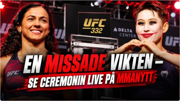 UFC 332 officiell invagning i Salt Lake City