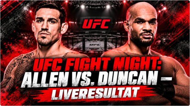 UFC Fight Night Allen vs Duncan matchkort och liveresultat